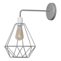 Applique KARO 1xE27/15W/230V grigio