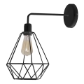 Applique KARO 1xE27/15W/230V nero