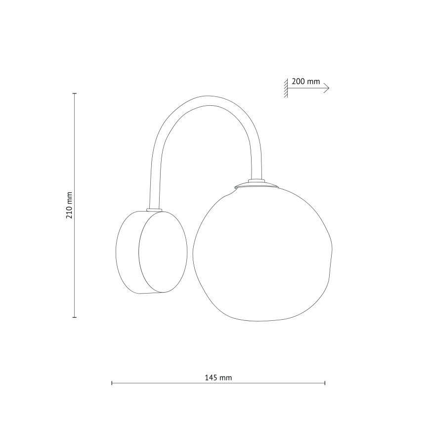 Applique LAVA 1xG9/8W/230V bronzo/fumé beige