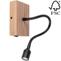 Applique LECTOR LED/2,5W/230V quercia – FSC certificato