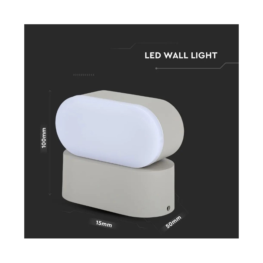 Applique LED da esterno flessibile LED/5W/230V IP65