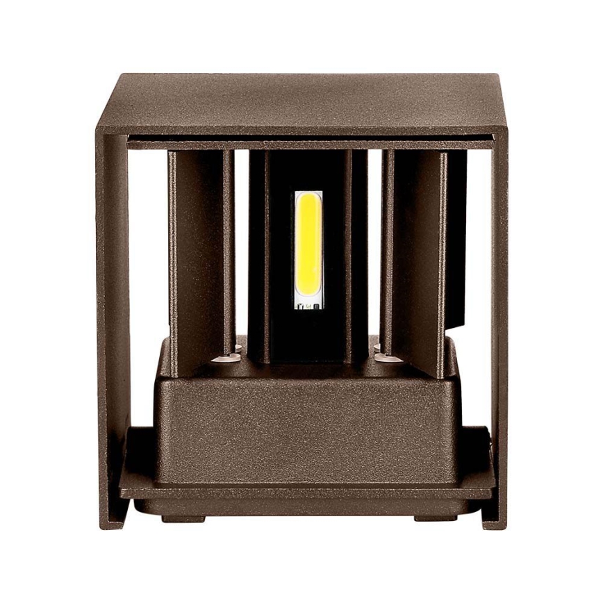 Applique LED da esterno LED/11W/230V 3000K IP65 marrone
