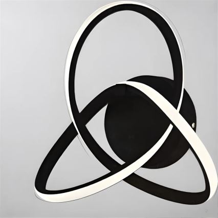 Applique LED da parete INDIGO LED/14W/230V nero