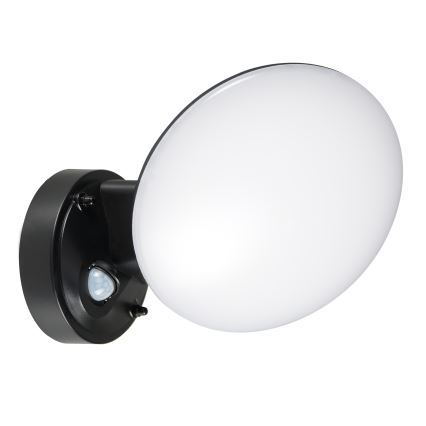 Applique murale extérieure LED avec détecteur de mouvement et capteur crépusculaire OLAF LED/10W/230V IP44 noir