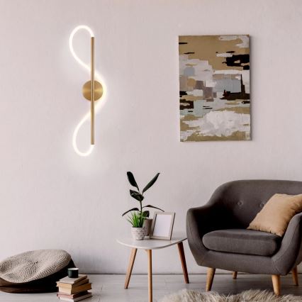 Applique LED EMMA LED/19W/230V oro