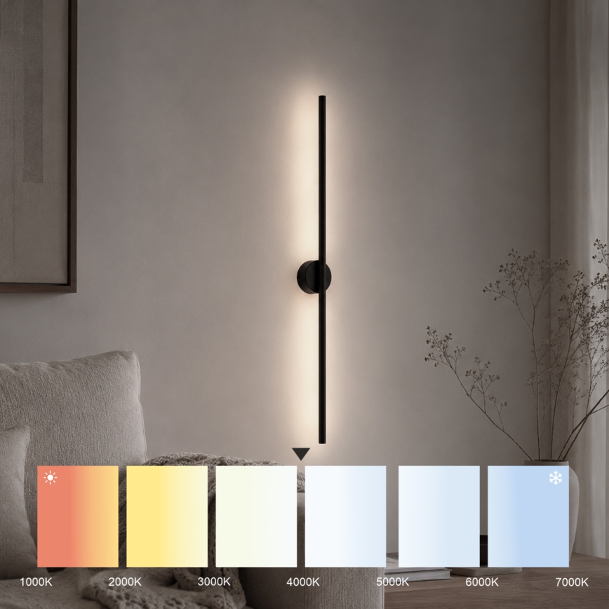 Applique LED LANA LED/7W/230V 4000K nero