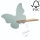 Applique LED per bambini con mensola BUTTERFLY LED/5W/230V verde/legno