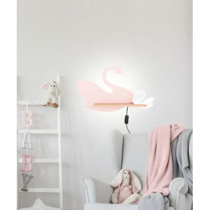 Applique LED per bambini con mensola SWAN LED/5W/230V
