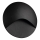 Applique LED pour escalier EXIN 2,5 W 230 V 4000 K IP65 noire ronde