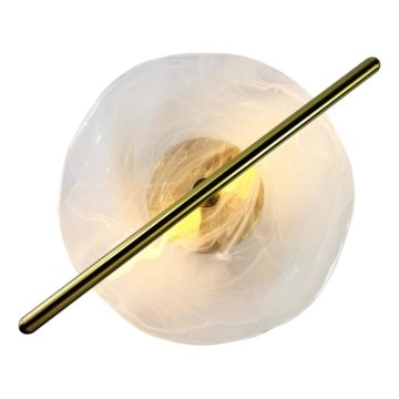 Applique LED RELAX/5W/230V oro/bianco