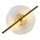 Applique LED RELAX/5W/230V oro/bianco