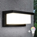 Applique LED RGBW dimmerabile per esterni NEELY 1xE27/12W/230V 2700-6500K IP54 nera