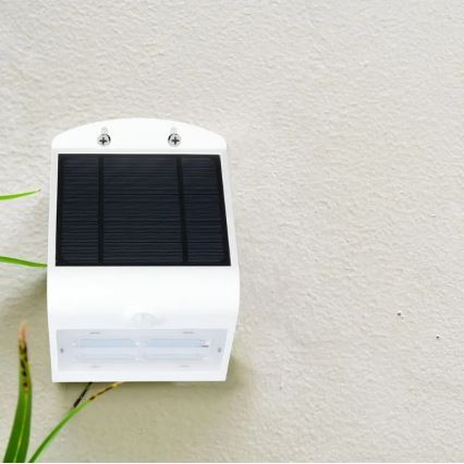 Applique LED Solar con sensore LED/3W/3,7V 3000/4000K IP65 bianco