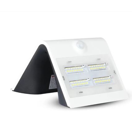 Applique LED Solar con sensore LED/3W/3,7V 3000/4000K IP65 bianco