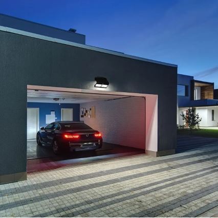 Applique LED Solar con sensore LED/7W/3,7V 4000K IP65 nero