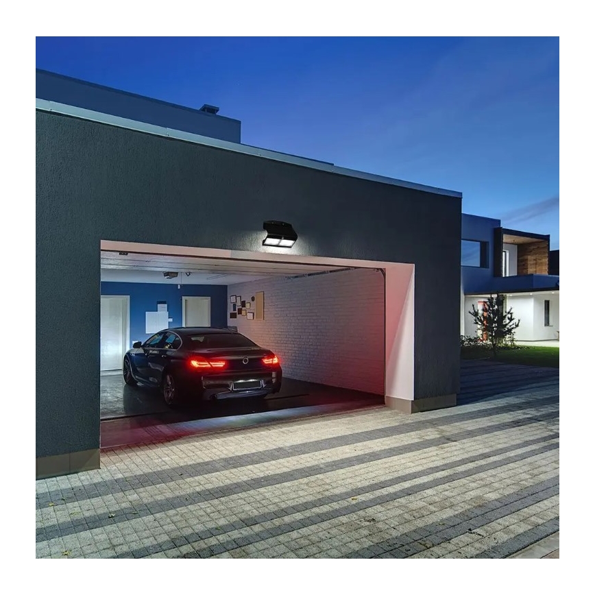 Applique LED Solar con sensore LED/7W/3,7V 4000K IP65 nero