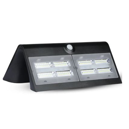 Applique LED Solar con sensore LED/7W/3,7V 4000K IP65 nero