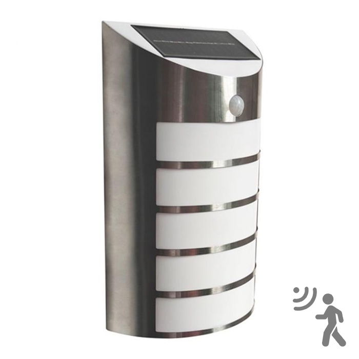 Applique LED solare con sensore SAFFO LED/3,7V IP44