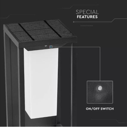 Applique LED Solare con sensore SAMSUNG CHIP LED/2W/3,7V IP65