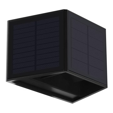 Applique LED solare WINGS LED/2W/3,2V 6000K IP54 nero