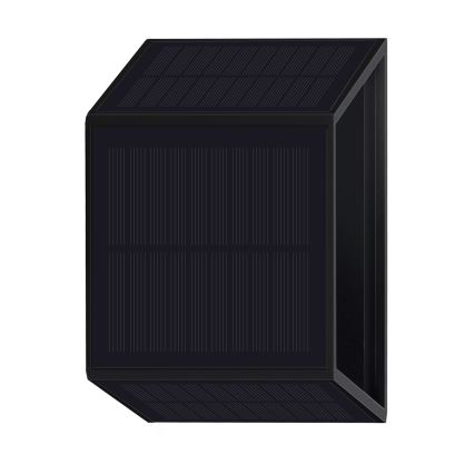 Applique LED solare WINGS LED/2W/3,2V 6000K IP54 nero