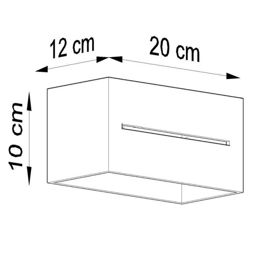 Applique LOBO 2xG9/40W/230V bianco
