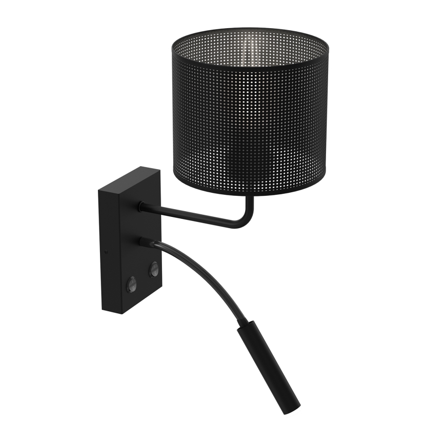 Applique LOFT SHADE 1xE27/60W+1xG9/8W/230V nero