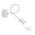 Applique LOOP 1xE27/15W/230V bianco