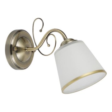 Applique LOSANNA 1xE14/40W/230V in ottone
