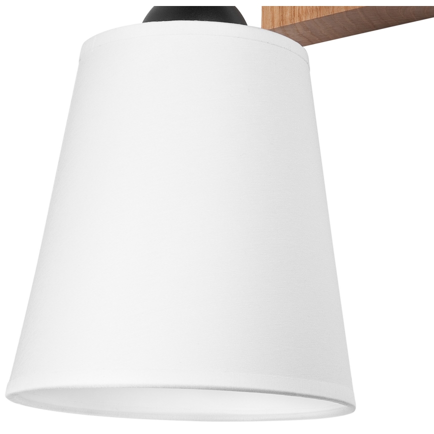 Applique LULA 1xE27/60W/230V quercia