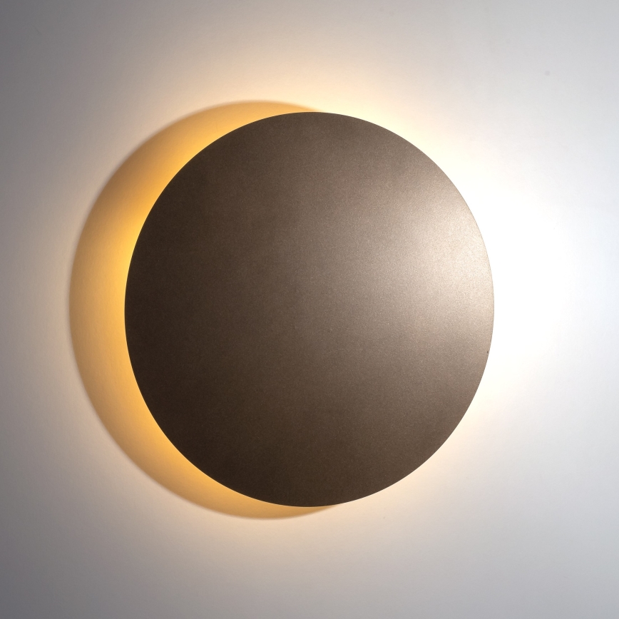 Applique LUNA 4xG9/8W/230V diametro 40 cm marrone