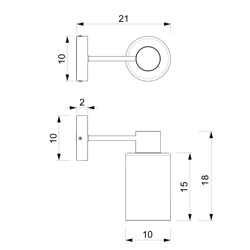 Applique MADERA 1xE27/60W/230V bianco/legno