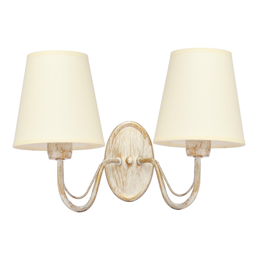 Applique MALBO 2xE27/15W/230V beige