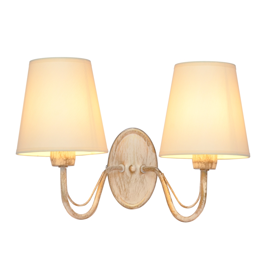 Applique MALBO 2xE27/15W/230V beige