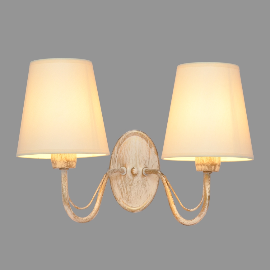 Applique MALBO 2xE27/15W/230V beige