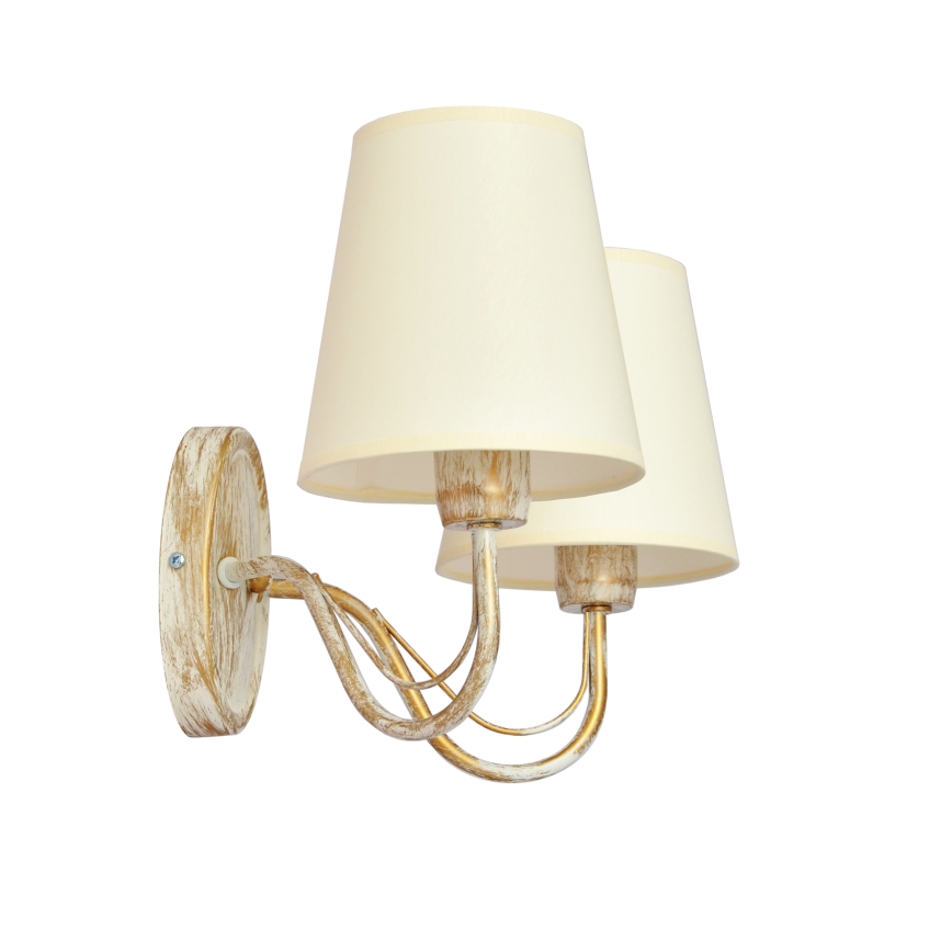 Applique MALBO 2xE27/15W/230V beige
