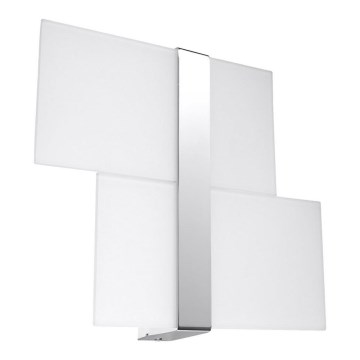 Applique MASSIMO 2xG9/40W/230V bianco/cromo lucido