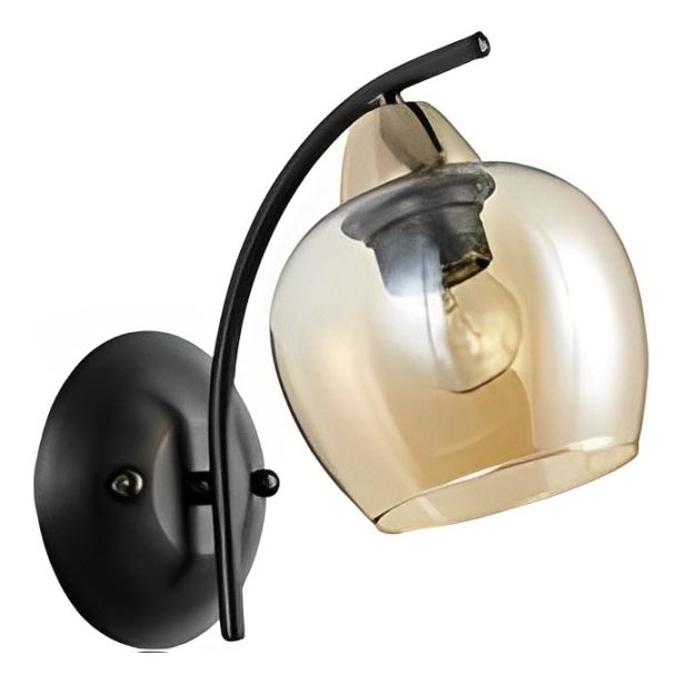 Applique MERRA 1xE27/40W/230V nero/beige