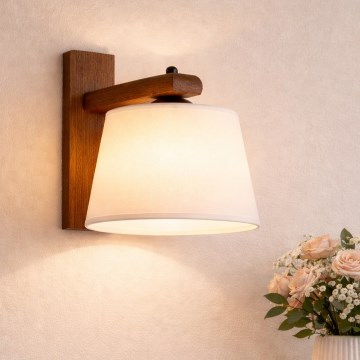 Applique murale AIDA 1 x E27, 60 W, 230 V, chêne