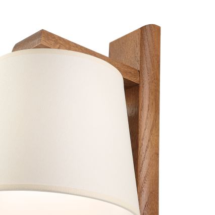 Applique murale AIDA 1xE27/15W/230V chêne/crème