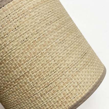 Applique murale AIDA 1xE27/15W/230V chêne/raffia