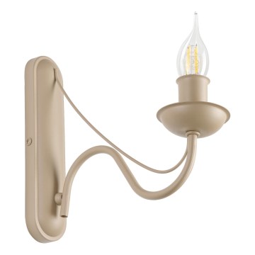 Applique murale ANTON 1xE14/60W/230V beige
