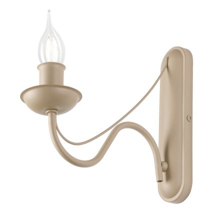 Applique murale ANTON 1xE14/60W/230V beige