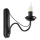 Applique murale ANTON 1xE14/60W/230V noire