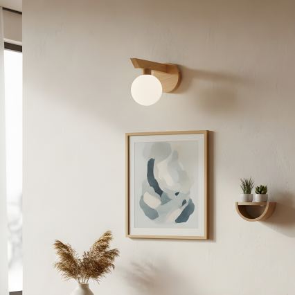 Applique murale ANTONIO 1xG9/5W/230V chêne/blanc