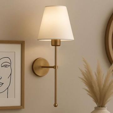 Applique murale ASPARAGUS 1xE27/40W/230V dorée/crème
