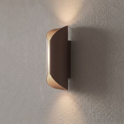 Applique murale BARBOS 2xG9/8W/230V marron