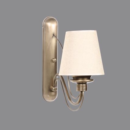 Applique murale CLASSIC 1xE27/40W/230V bronze/beige