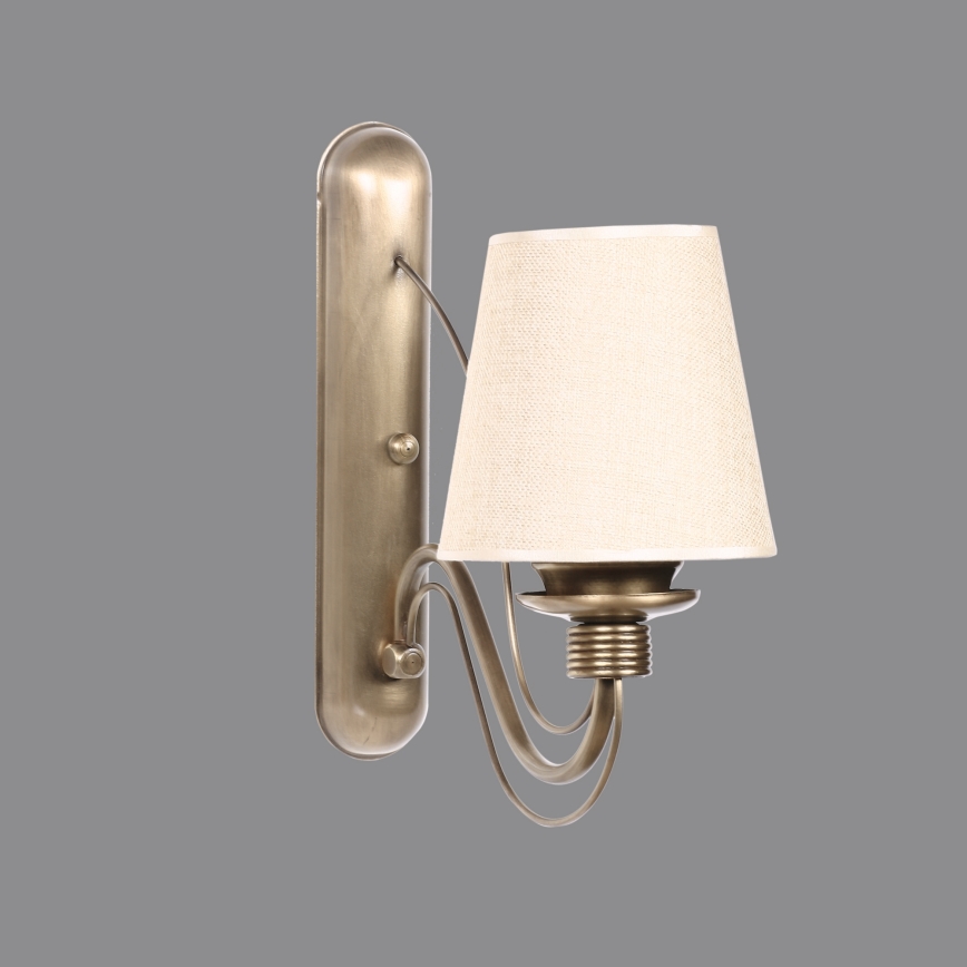 Applique murale CLASSIC 1xE27/40W/230V bronze/beige