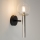 Applique murale DAISY 1xG9/12W/230V chrome brillant/noir/transparent